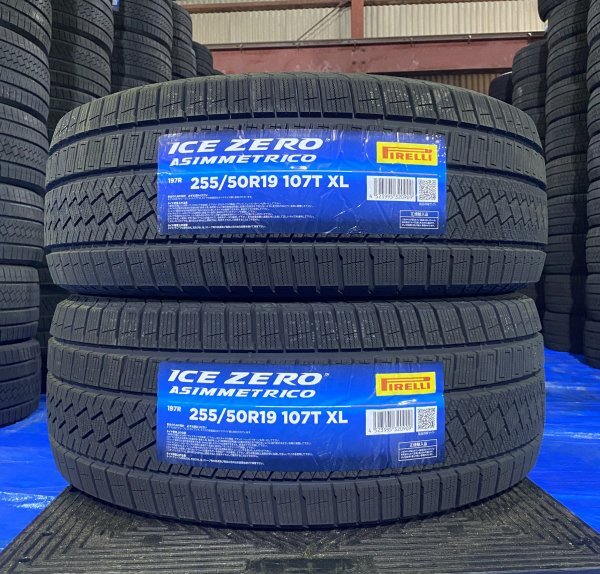 【法人宛限定送料無料】ZA107TM-26 PIRELLI 255/50R19 107T XL ICE ZERO ASIMMETRICO 2本セット 2023年製拍卖