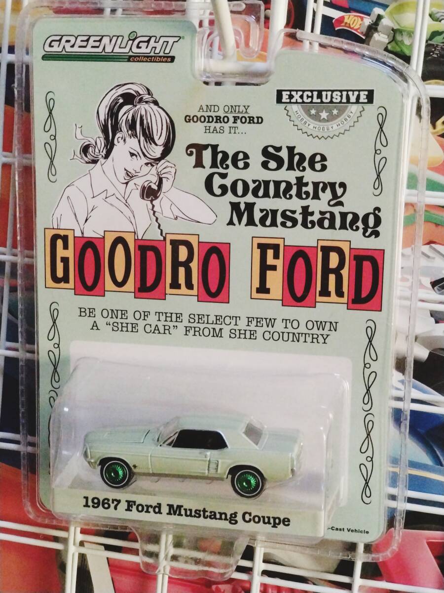 GREENLIGHT 1967 Ford Mustang Coupe グリーンマシン拍卖