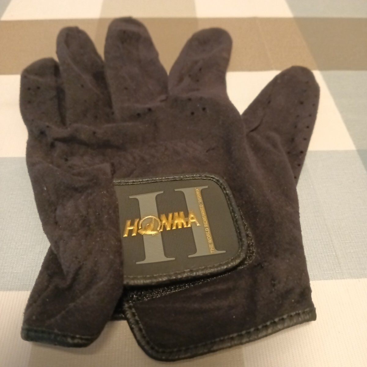 ゴルフグローブ 21cm ブラック 黒色拍卖