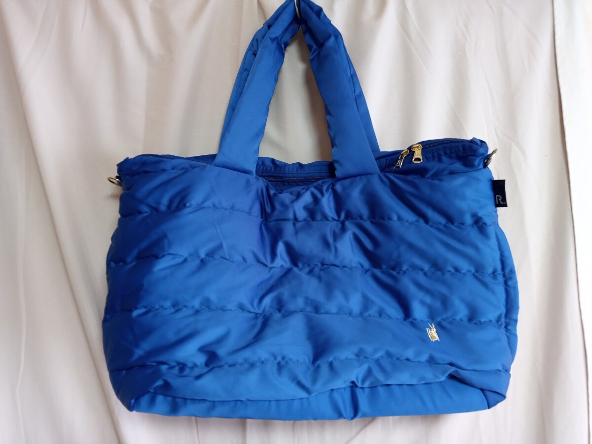 4282 ★★★ ルートート ROOTOTE バッグ ダウントートバッグ ブルー拍卖
