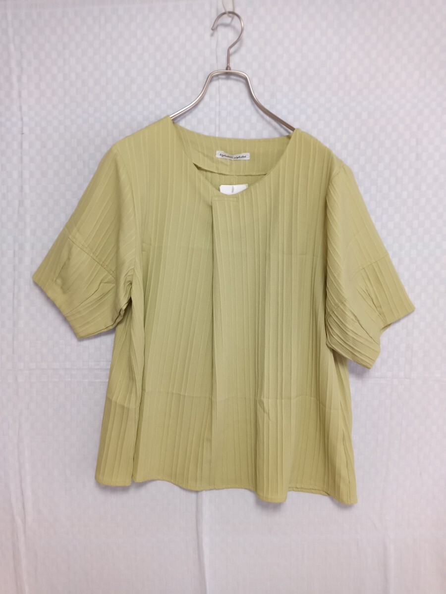 1842 ★★ Alphabet's alphabet 半袖プルオーバー 新品 定価8900円 新品拍卖