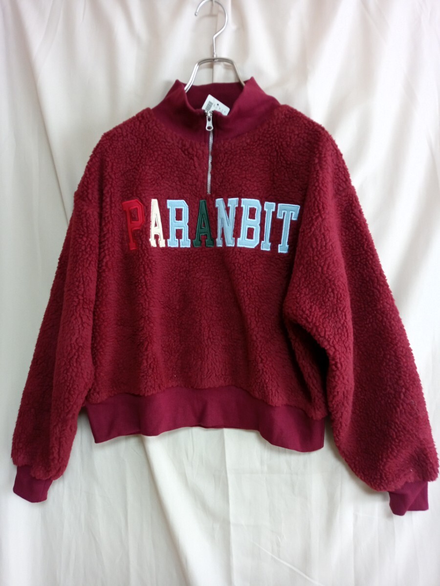 12870 ★★★ イーハイフン ボアジッププルオーバー 定価4990円 新品拍卖