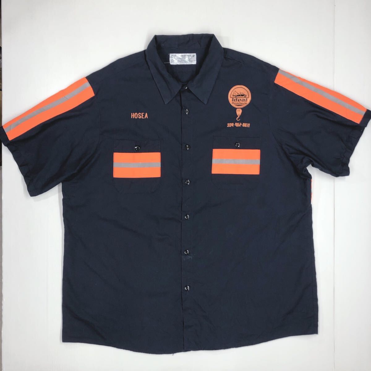 aramark アラマーク 半袖シャツ ワークシャツ ロードサービス ユニフォーム XLサイズ 59-3 拍卖