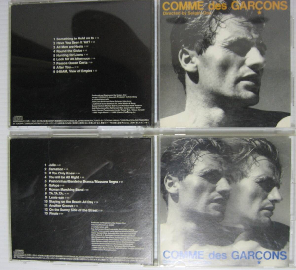 希少☆89s COMME des GARCONS Seigen Ono Volume One Tow 2set コムデギャルソン CD/shirt ジュンヤ homme plus BLACK COMME des GARCONS拍卖