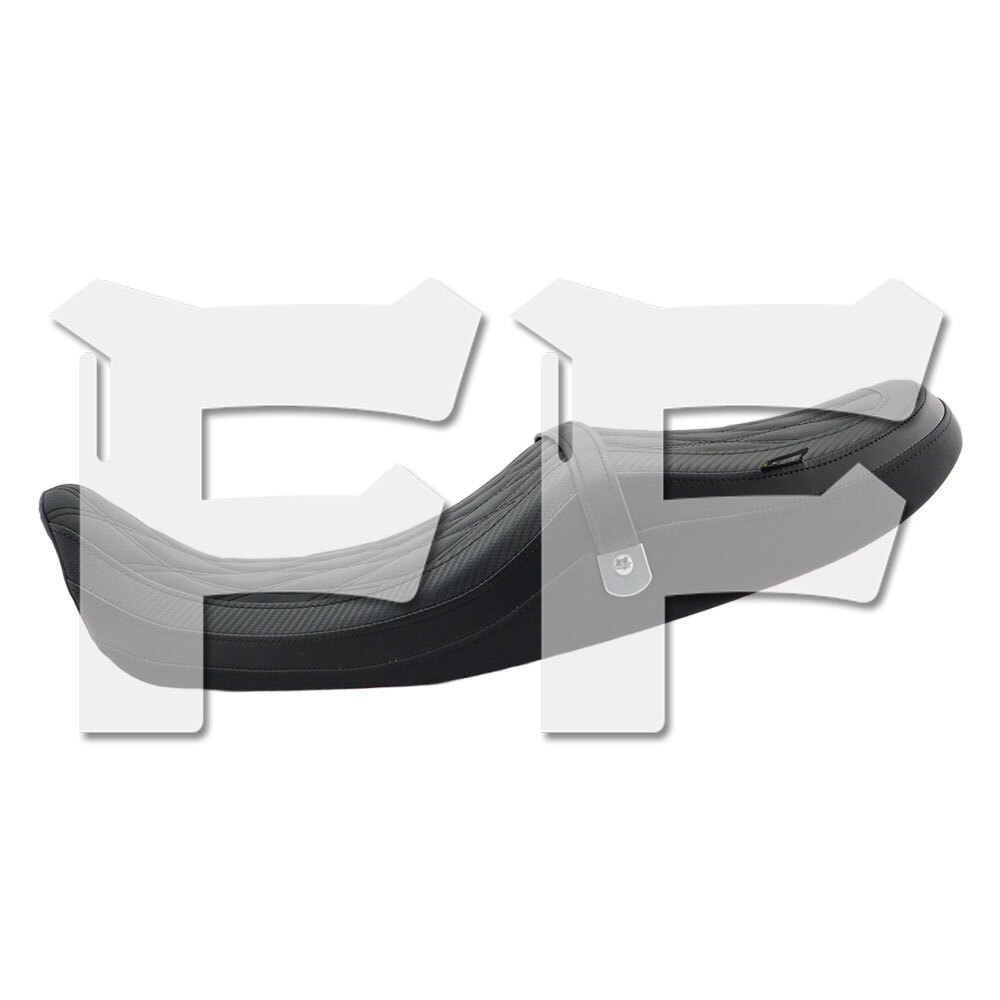 カワサキ Z900RS 18-24 ライダー パッセンジャー シート フロント リア クッションカバー 薄型 快適 ブラック カスタム パーツ拍卖