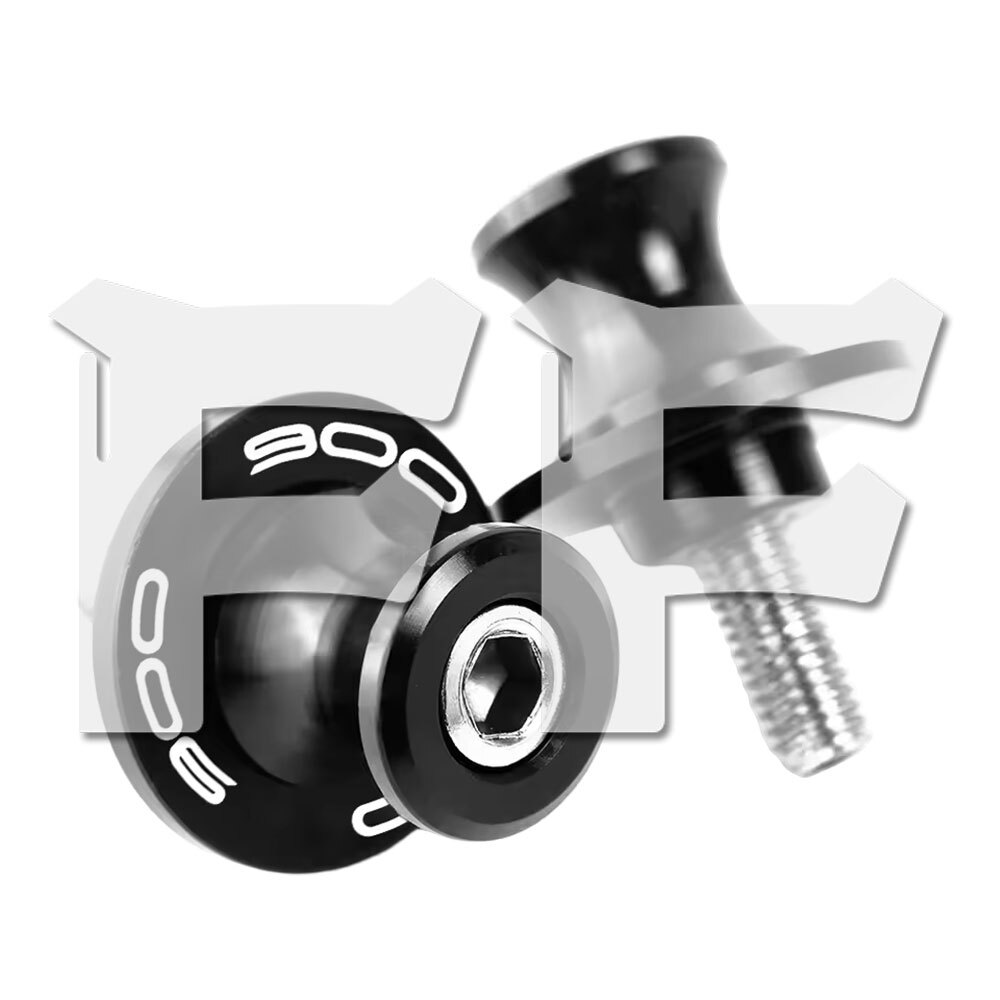 M8 スイングアームスライダー スプールスタンド ネジ ボルト カワサキ KAWASAKI 900 ブラック 2個 パーツ アクセサリー拍卖