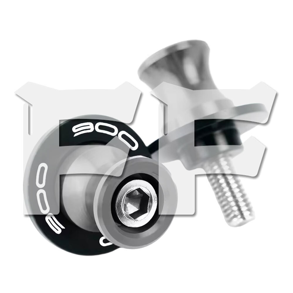 送料無料● M8 スイングアームスライダー スプールスタンド ネジ ボルト カワサキ KAWASAKI 900 シルバー 2個 パーツ アクセサリー拍卖