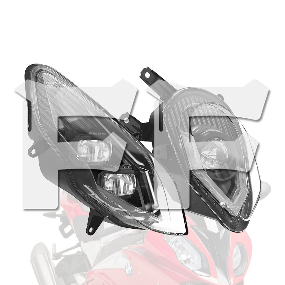 送料無料● 新発売 LED ヘッドライト アセンブリ BMW S1000RR 15-18 ハイビーム/ロービーム/デイライト ホワイト Eマーク/DOT 左右セット拍卖