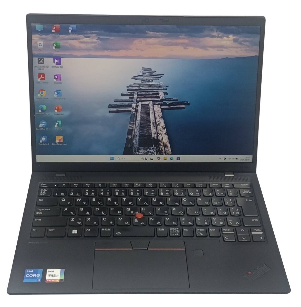 【驚速 LENOVO X1 carbon i5-1340P 1.9GHz x16+16GB+NVME SSD256GB 13インチワイドノートPC】Win11+Office2021/USB3.0/WEBカメラ A082901拍卖