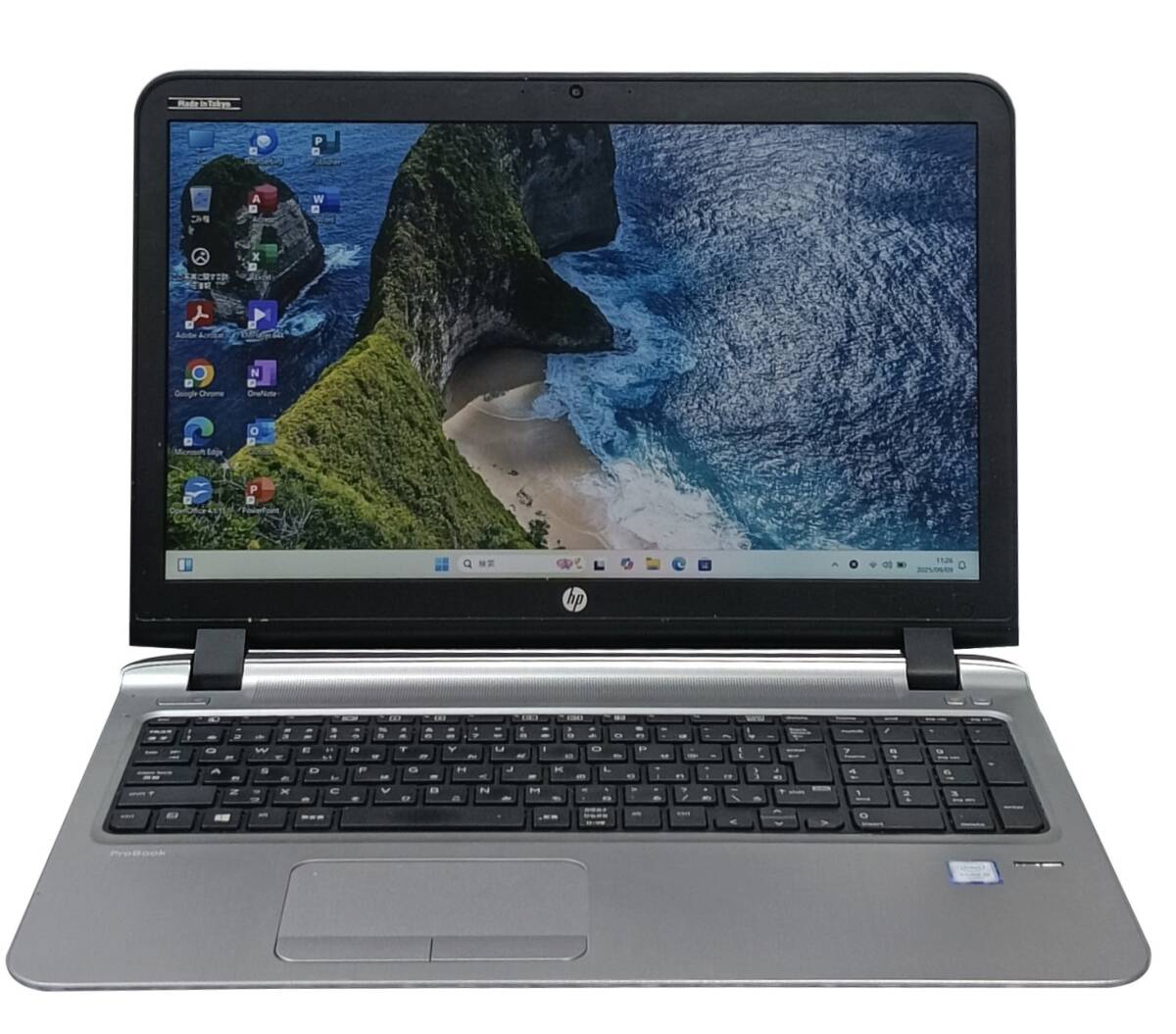 【驚速 HP ProBook 450 G3 i5-6200U 2.3GHz x4+8GB+ M.2 SSD256GB+HDD500GB 15インチワイドノートPC】Win11+Office2021/WEBカメラ A090911拍卖