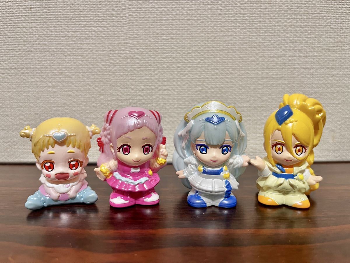 HUGっと!プリキュア ソフビ フィギュア 4種セット拍卖