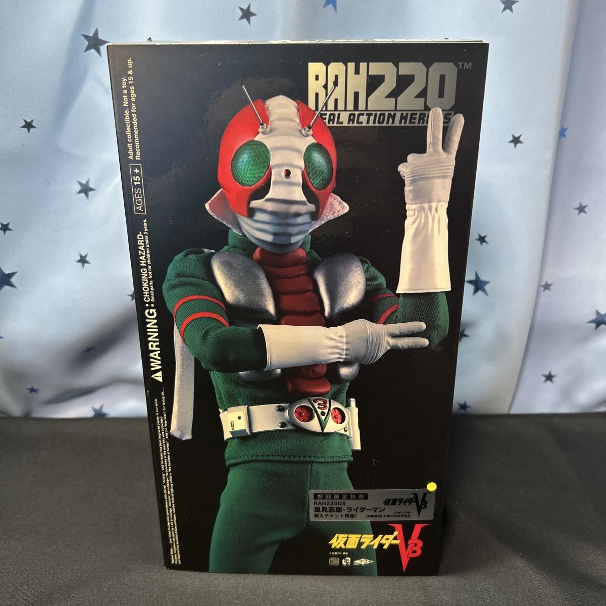 ghso メディコムトイ リアルアクションヒーローズ RAH220DX 仮面ライダーV3 DX(デラックスタイプ)拍卖