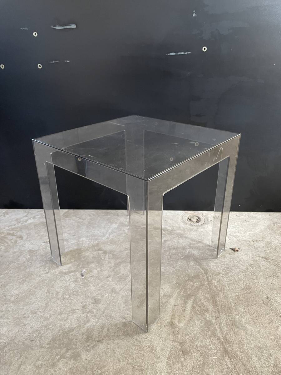 Kartell カルテル JOLLY ジョリー サイドテーブル 39.5cm×39.5cm×高さ40cm拍卖