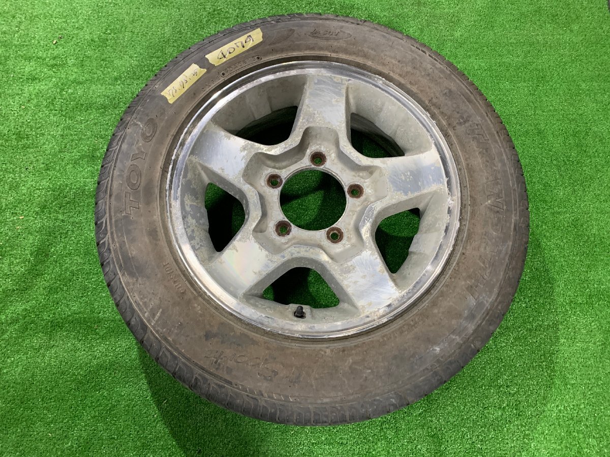 SUZUKI スズキ ジムニー 純正ホイール TOYO TRANPATH トランパス su sports スペアタイヤ等に 175/80R16 5穴拍卖