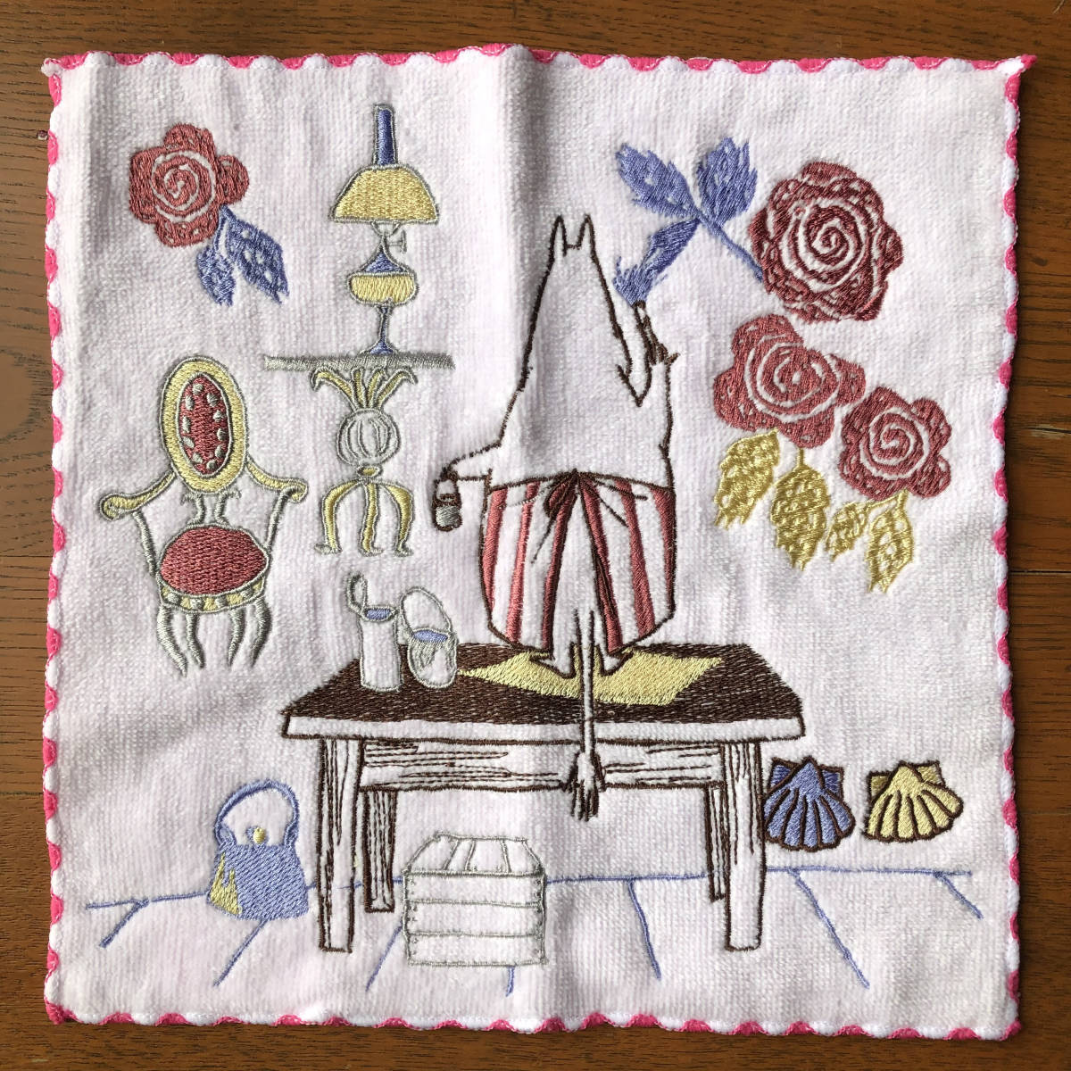 MOOMIN 丸眞 タオルハンカチ 壁を飾るムーミンママ ムーミン拍卖