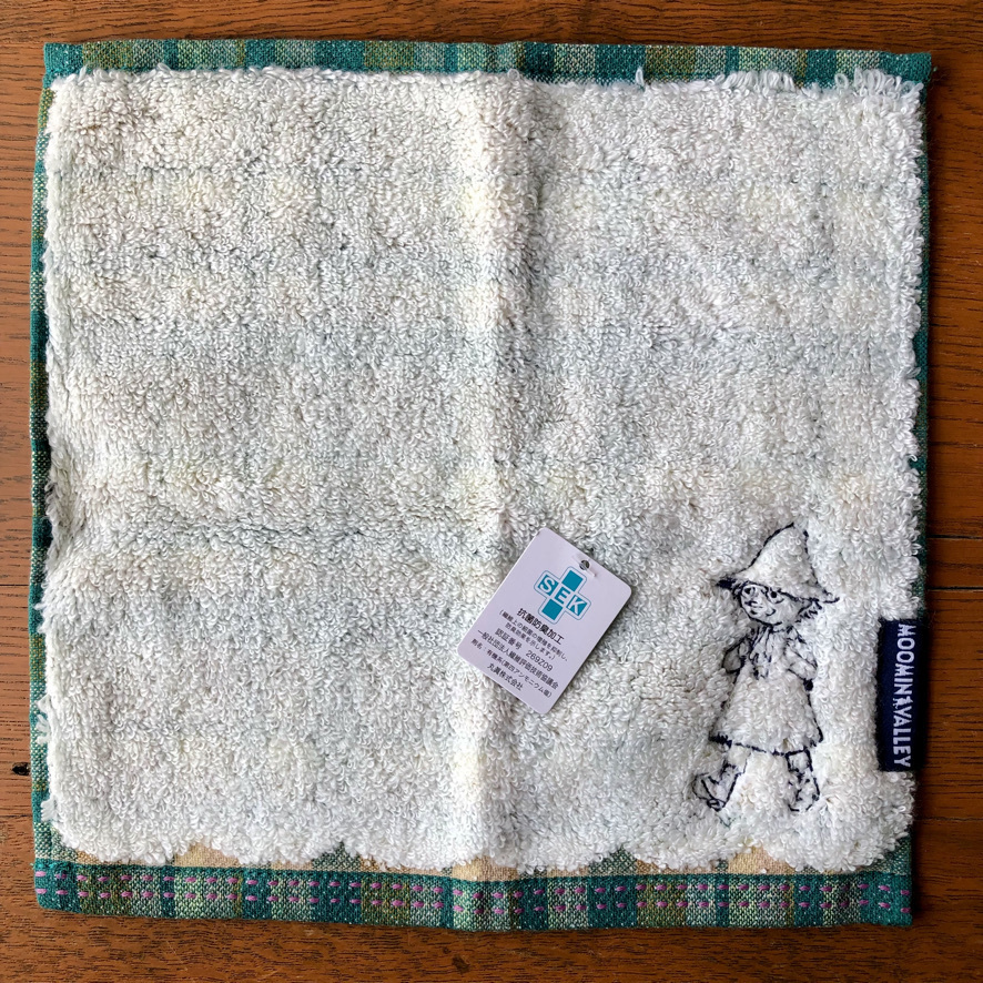 MOOMIN 丸眞 タオルハンカチ フレンドスケット スナフキン ムーミン拍卖