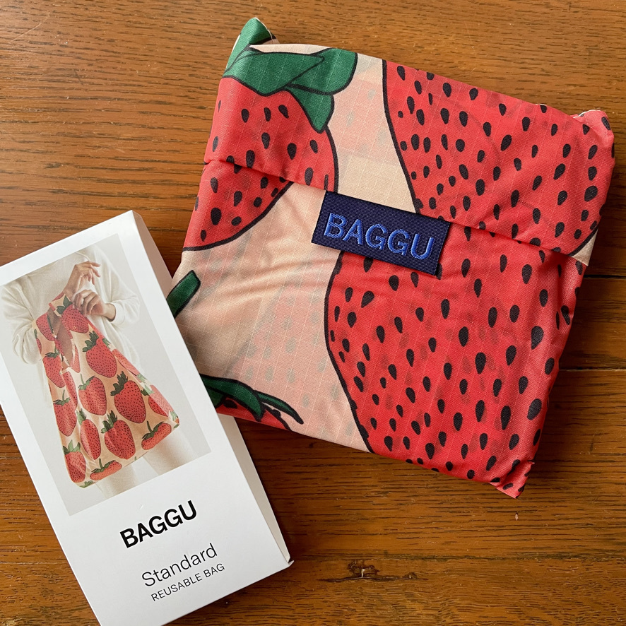 BAGGU STANDARD BAGGU ストロベリー スタンダードバグゥ エコバッグ拍卖