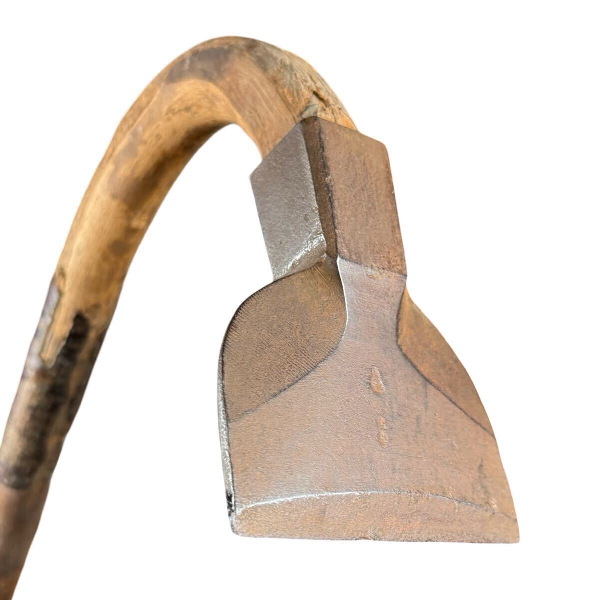 瓢箪 ひょうたん 丈 ちょうな ちょんな 釿 手斧 皮剥き 刃物 本職 職人 宮大工 大工道具 在銘品 山師 古民具 古道具 兵庫県姫路市発 N1拍卖