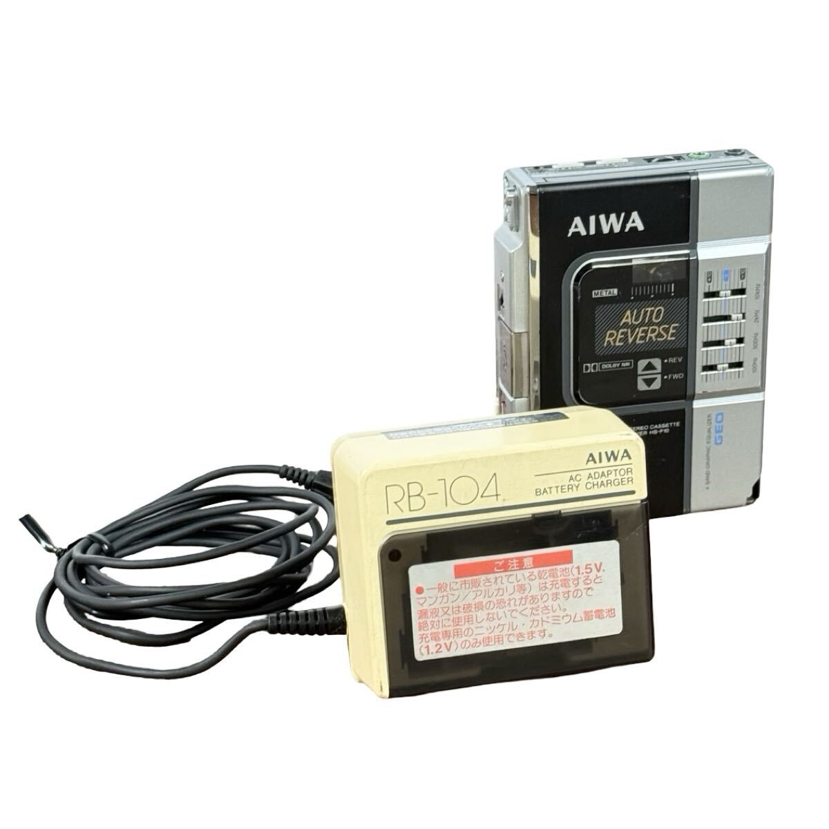 ジャンク■AIWA HS-P10 RB-104 アイワ カセットボーイ メタル ステレオカセットプレーヤー Cassette Boy アダプター■兵庫県姫路市発 G3拍卖