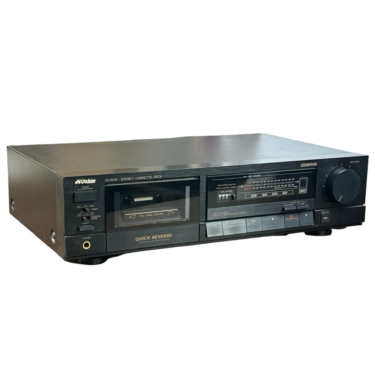 通電のみ確認■Victor ビクター ステレオカセットデッキ クイックリバース TD-R311 STEREO CASSETTE DECK■兵庫県姫路市発 I1拍卖