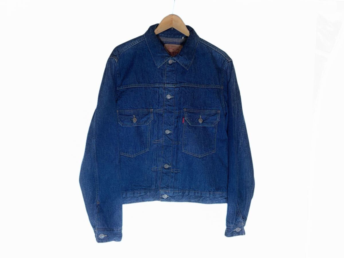 【 サイズ40 】 超レア リーバイス 507XX ブランケット付き デニムジャケット VLC Type II革パッチ 真っ紺 毛羽立ち 506XX 557XX 519XX 拍卖