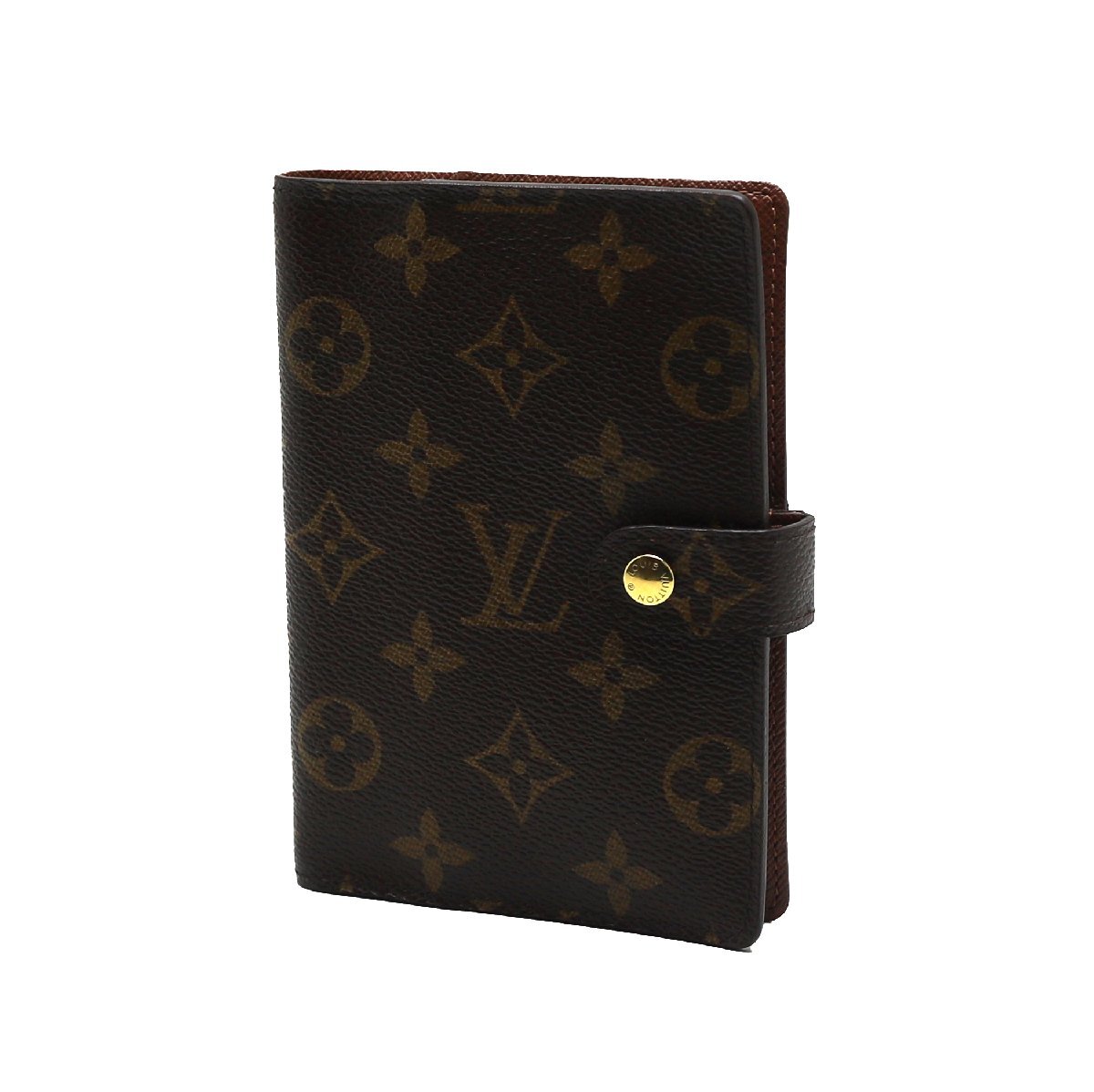 中古品 ルイヴィトン モノグラム アジェンダPM 手帳カバー ゴールド金具 R20005拍卖