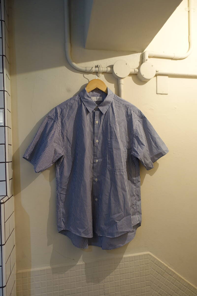 ADAM ET ROPE アダムエロペ 半袖 ストライプ シャツ サイズM GMG-09360-A拍卖