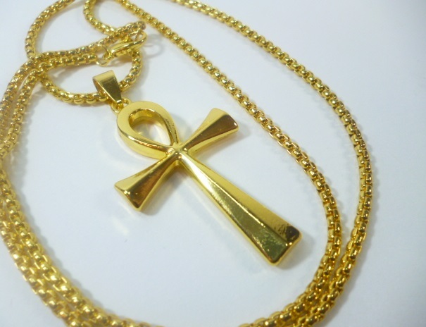 ¶ 古代エジプト ネックレス ペンダント アンク ¶ ヒエログリフ エジプト 十字 Egypt 拍卖