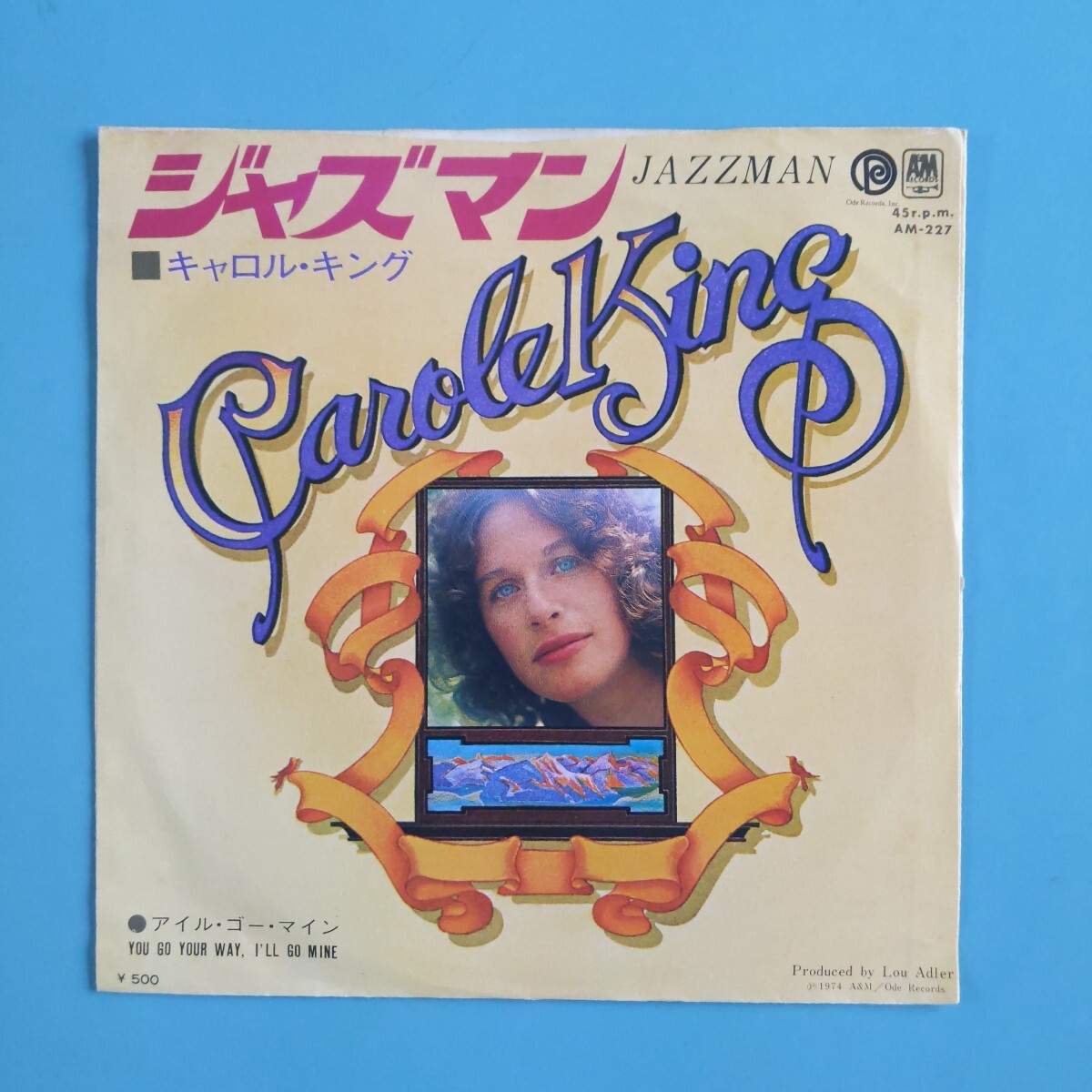【美盤/試聴済EP】Carole King『Jazzman』キャロル・キング/ジャズマン★1974年AM-227拍卖
