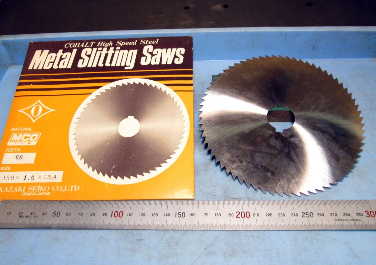 FC126 サイドカッター スリワリ OKAZAKI 150×1.5×25.4 中古拍卖