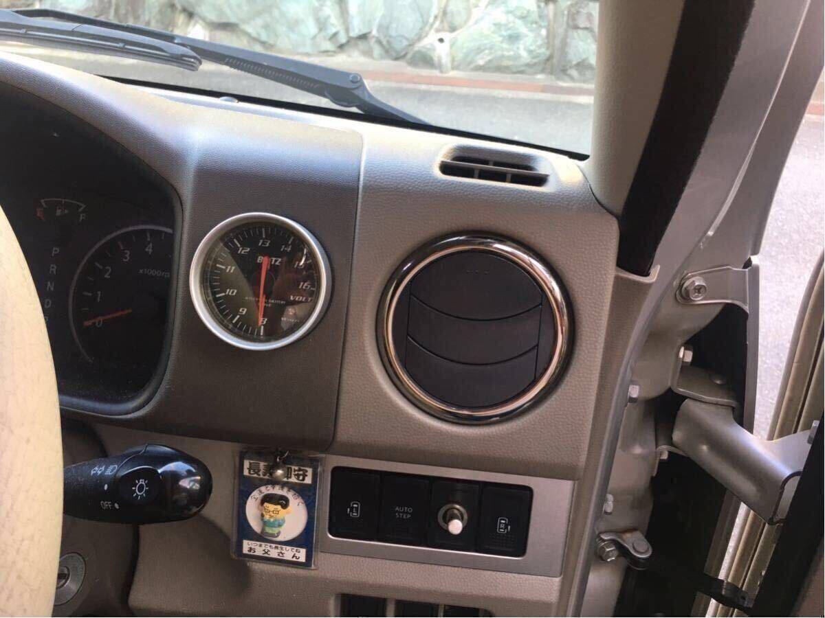 良品/取外し傷跡無し【送料180円】SUZUKI スズキ ワゴンRスティングレー MH22S型(純正)メッキ エアコンルーバー(左右セット)拍卖