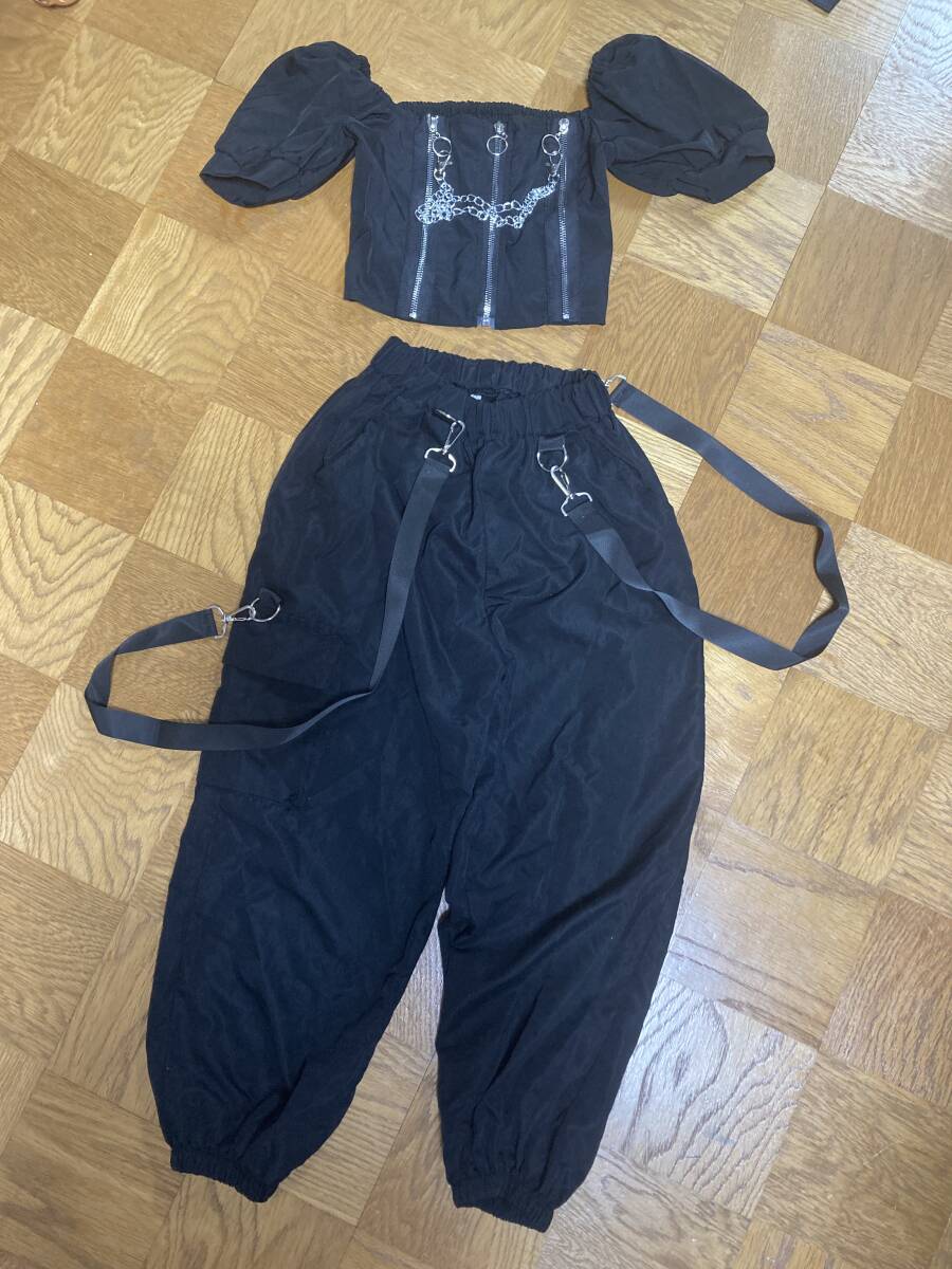 キッズ ダンス 衣装 チェーンス 140 女の子拍卖