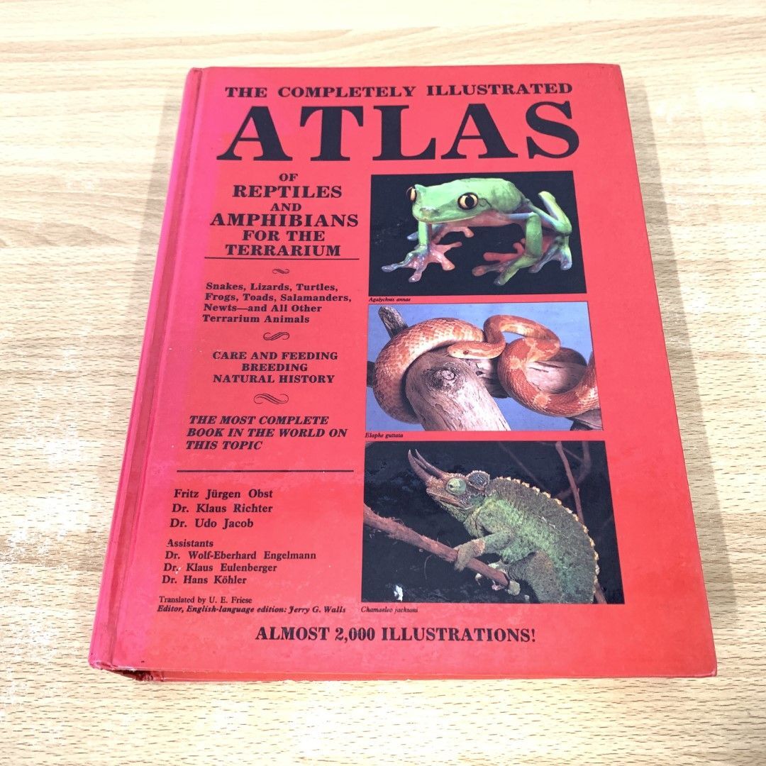 ▲01)【1点限り!】The Completely Illustrated Atlas/テラリウムのための爬虫類・両生類完全図鑑/洋書/A拍卖
