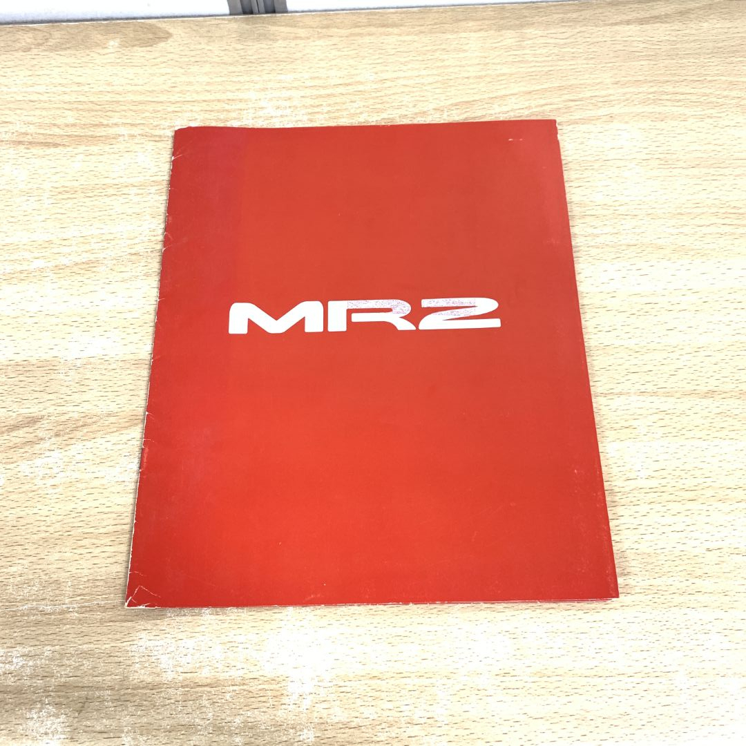 ▲01)【1点限り!】TOYOTA MR2/トヨタ/エムアールツー/自動車/国産車/パンフレット/カタログ/A拍卖