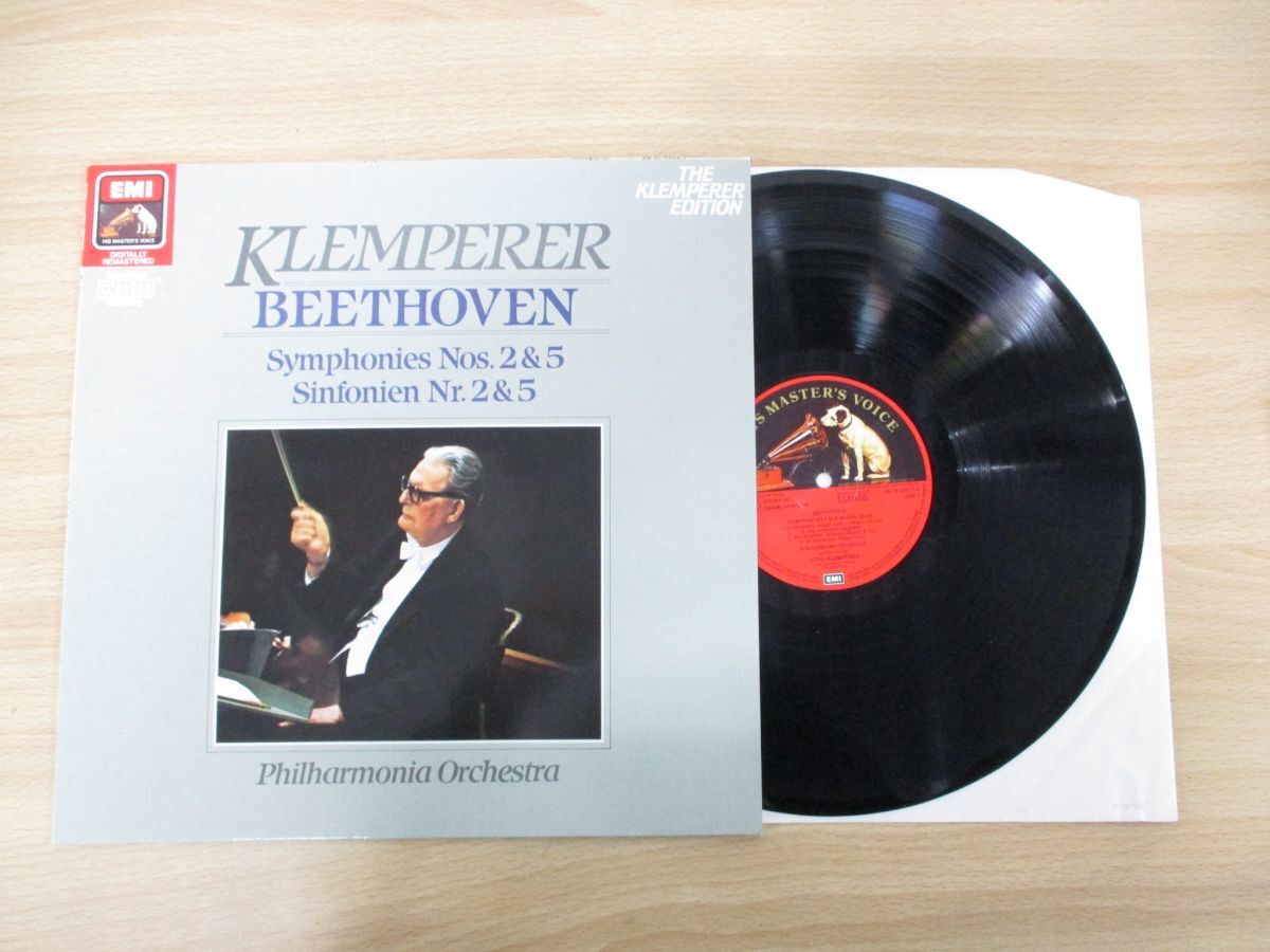 ▲01)【1点限り!・1円〜】独 EMI/クレンペラー/ベートーヴェン/交響曲 第2番&第5番/運命/ドイツ盤/LPレコード/デジタル録音/29 0252 1/B拍卖