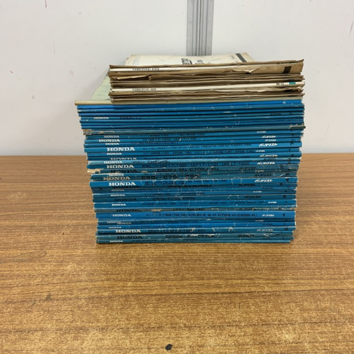 ▲01)【1点限り!】HONDA・YAMAHA 純正パーツリスト・カタログまとめ売り約50冊大量セット/ホンダ/ヤマハ/80〜90年代/カブ/スクーター/B拍卖