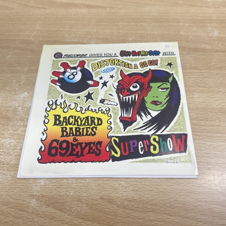 ●01)【1点限り!】Backyard Babies & The 69 Eyes/Supershow/EPレコード/7インチ/カラーレコード/フィンランド/パンク/5R0396/A拍卖