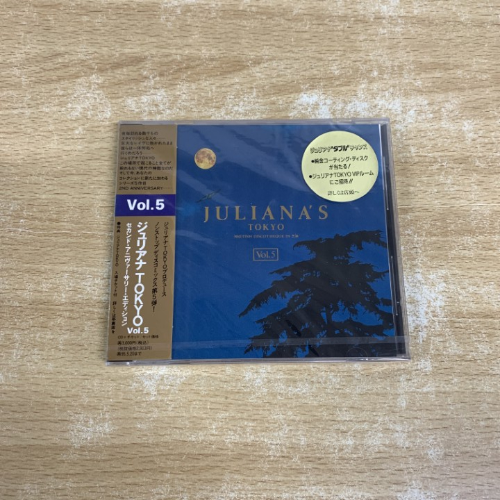 ●01)【1点限り!】【未開封】Various/Juliana’s Tokyo Vol. 5/2nd Anniversary Edition/オムニバス/ジュリアナ Tokyo/CD/AVCD-11116/A拍卖