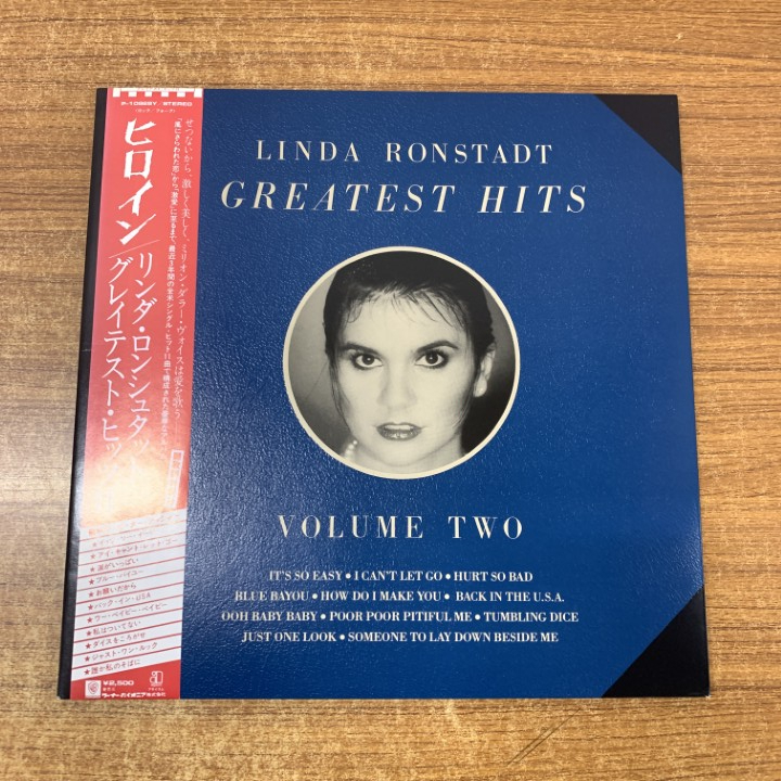 ▲01)【1点限り!】【帯付き】リンダ・ロンシュタット/ヒロイン/Greatest Hits Volume Two/P-10928Y/LPレコード/国内盤/ロック/A拍卖
