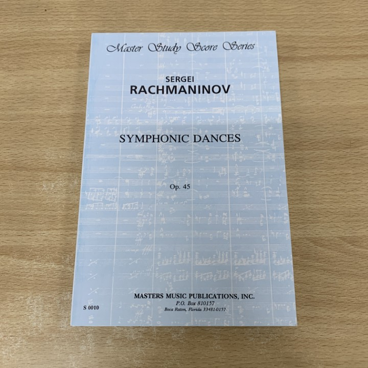 ●01)【1点限り!】Sergei Rachmaninoff/SYMPHONIC DANCES/op.45/ゼルゲイ・ラフマンノフの楽譜/スコア/A拍卖