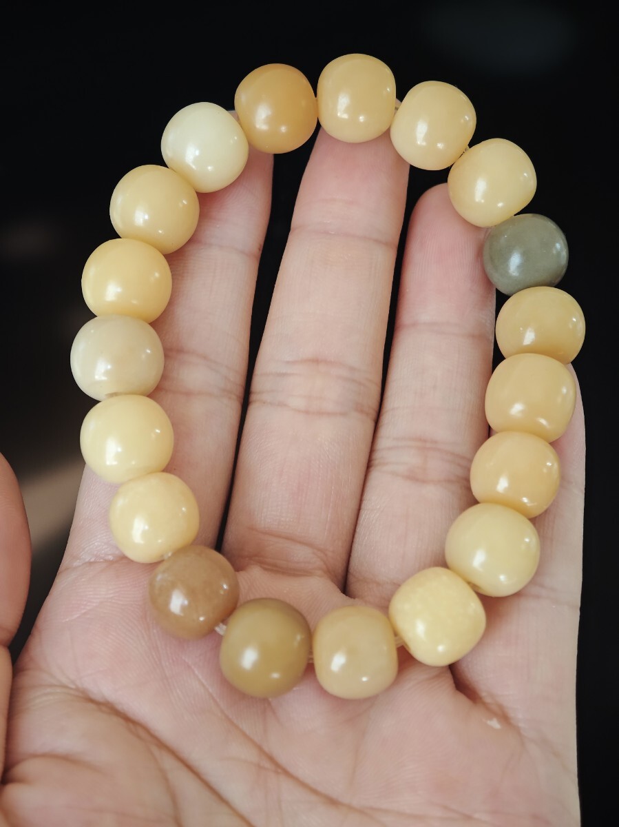 天然菩提根 文玩 風化菩提 数珠 念珠 ブレスレット 10mm拍卖