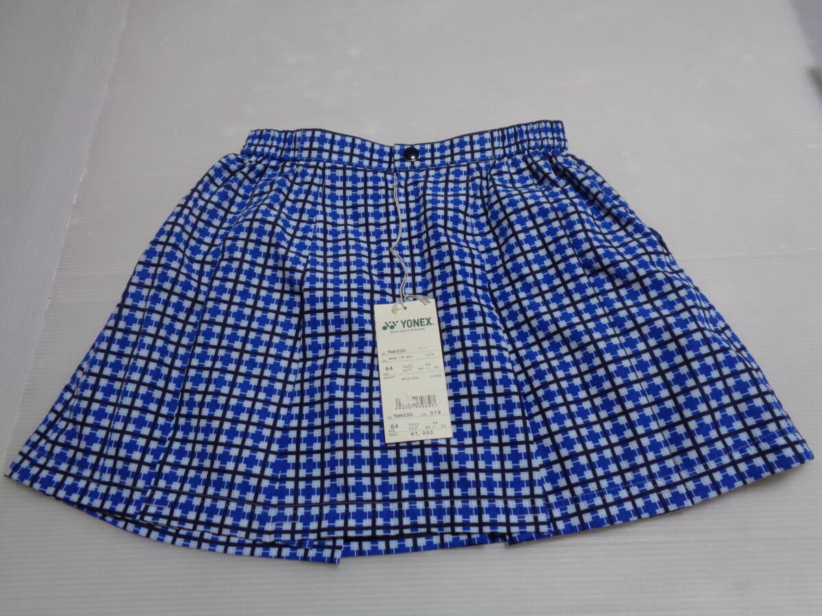 W64 ネイビーブルー TW4030 YONEX ヨネックス 昭和レトロ スカート 未使用拍卖