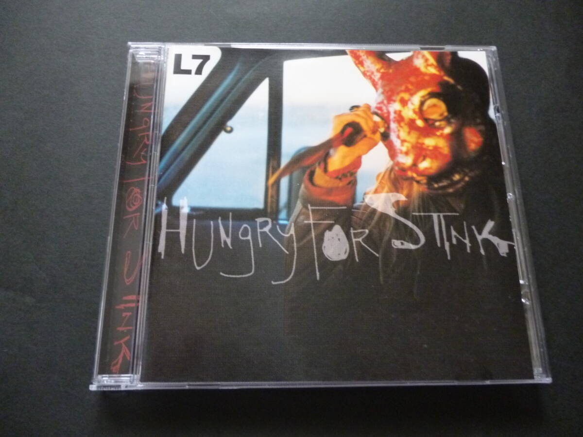 HUNGRY FOR STINK/L7 エル・セブン ガールズ ハードロック ヘヴィメタル グランジ オルタナ パンク 12曲 CD 1994 Slash拍卖