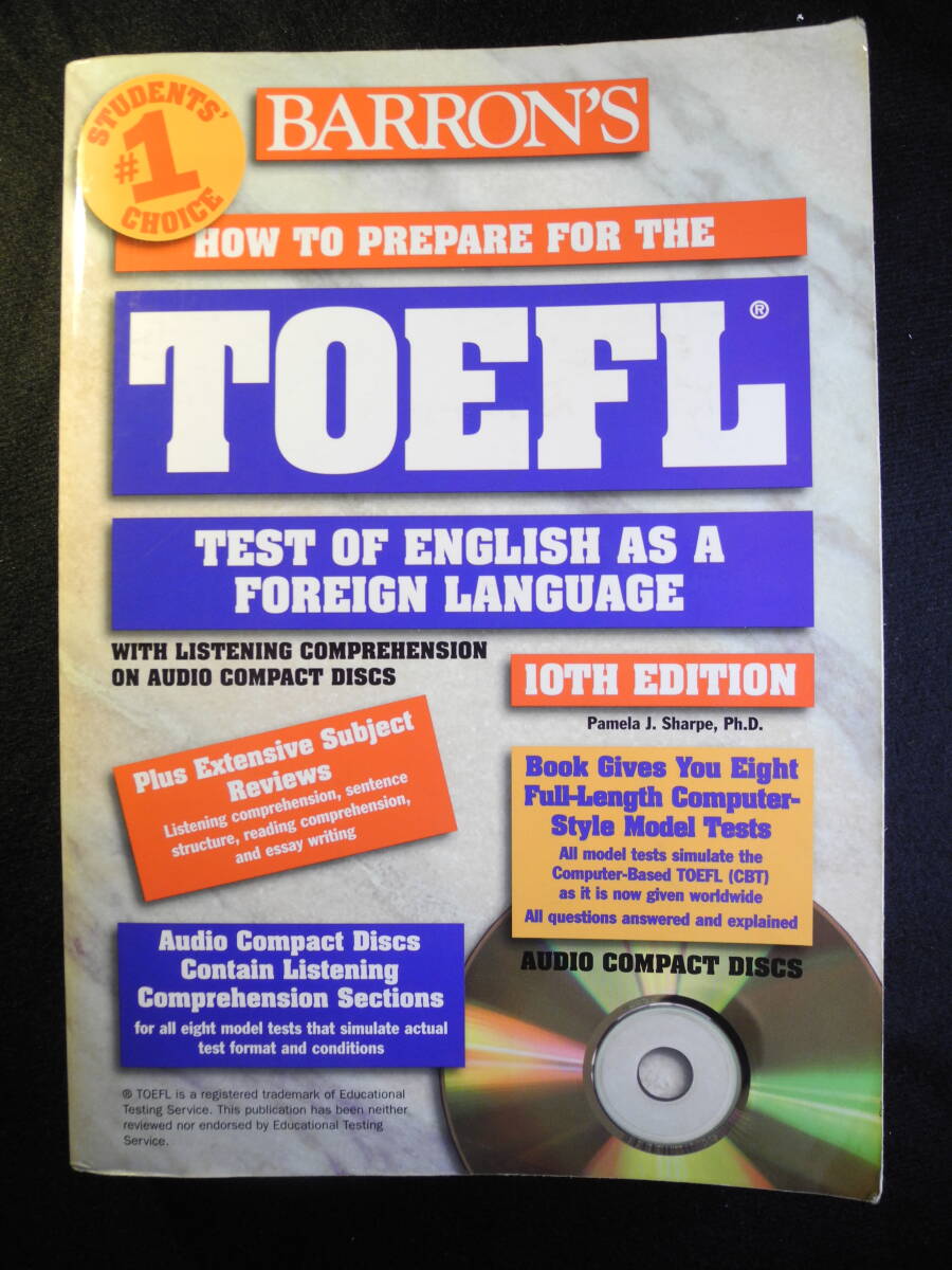 How to prepare for the TOFEL Test of English as a foreign language 10th edition with CDs拍卖