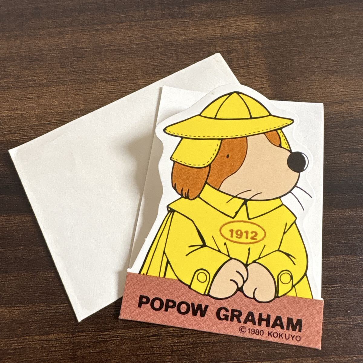 POPOW GRAHAM メッセージカード 1980年製 封筒付き KOKUYO拍卖