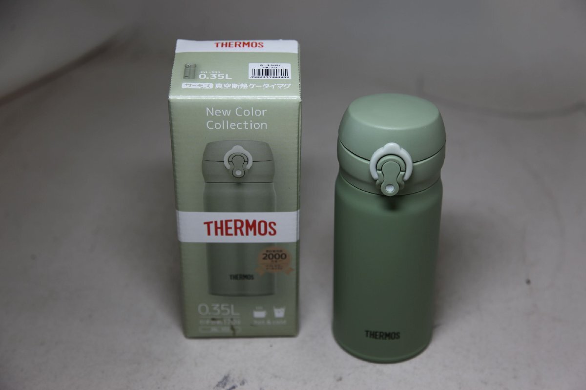 THERMOS サーモス ステンレス製携帯用まほうびん 0.35L 食洗機対応 保温・保冷 JNL-355★457拍卖