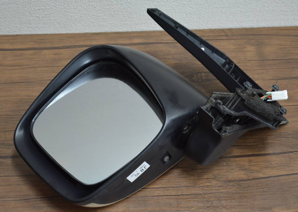 0023-219 SUZUKI スズキ MF33S MRワゴン 左ドアミラー 電動格納式 ZGF ベージュ 車用品 車パーツ 通電動作未確認拍卖