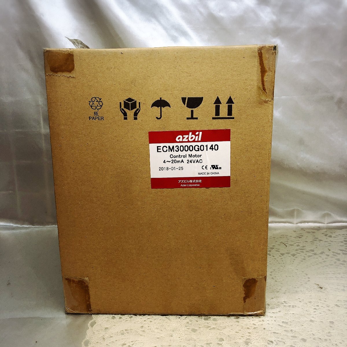【未使用品/開封品/KU】azbil アズビル ECM3000G0140 コントロール モーター 2018年製 4~20mA 24VAC IM0911/005拍卖