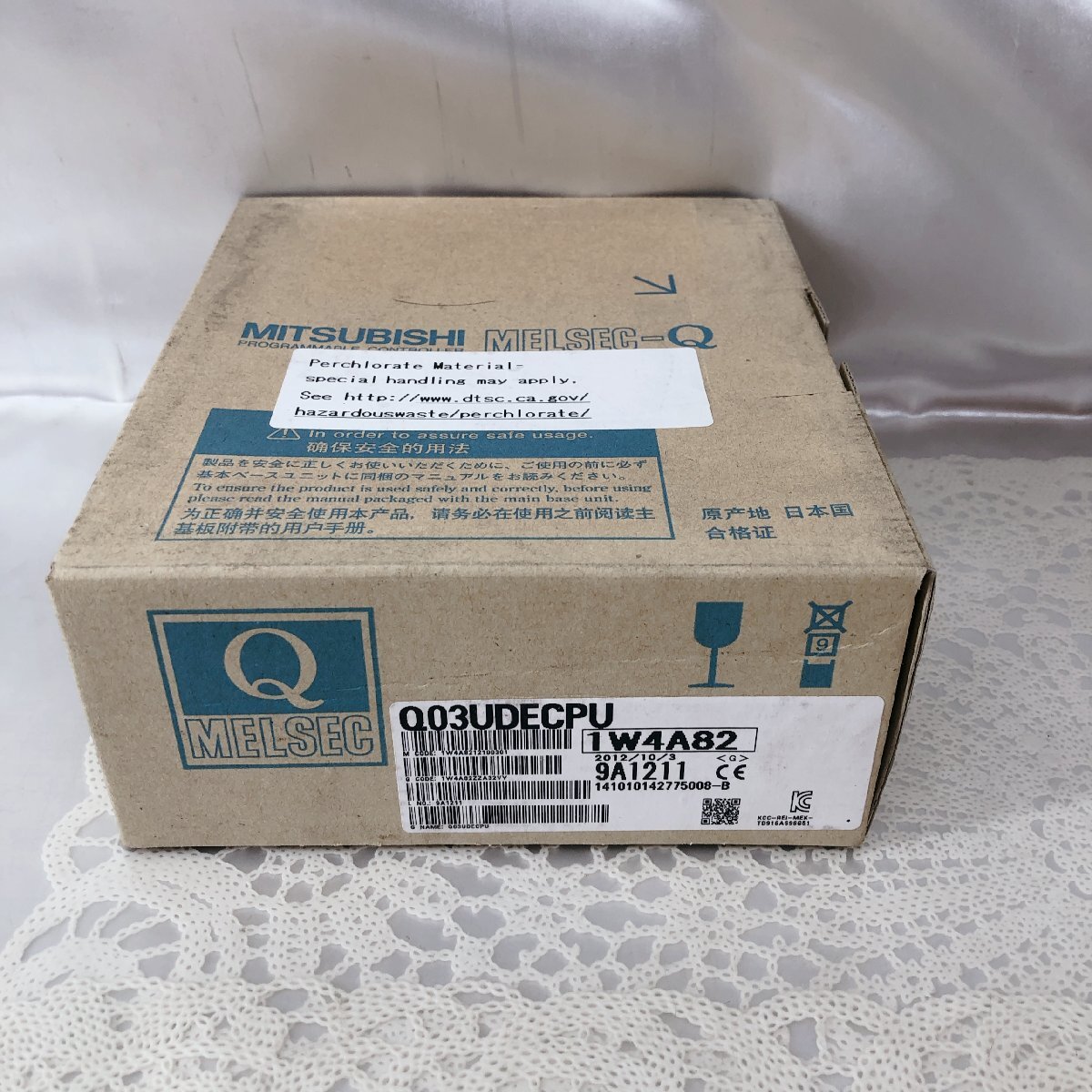 【未使用品/KU】MITSUBISHI ELECTRIC 三菱電機 シーケンサ Q03UDECPU 2012年製造 IS0911/013-02拍卖