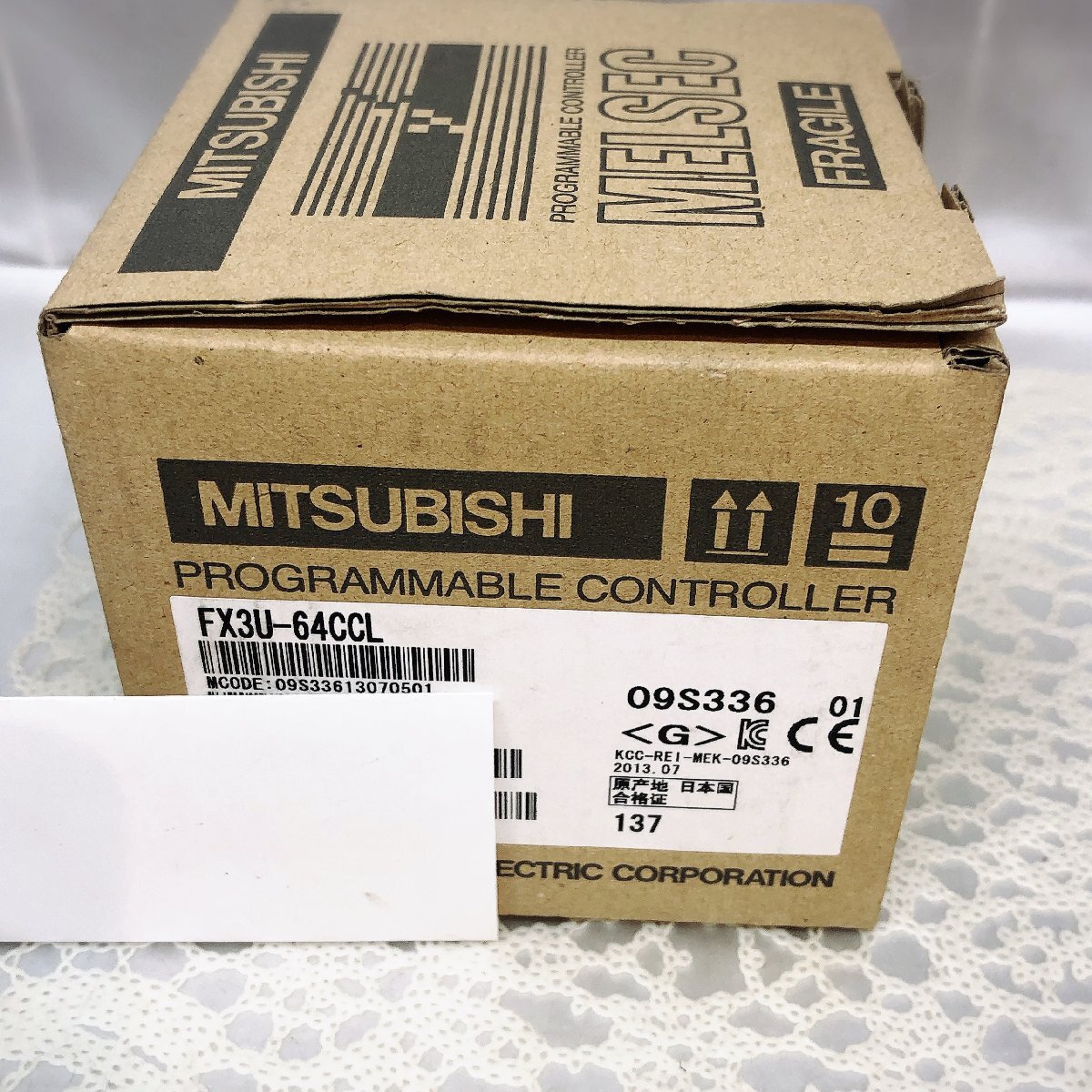 【未使用品/KU】MITSUBISHI 三菱電機 三菱 FX3U-64CCL シーケンサ 2013年製造 IS0922/009-02拍卖